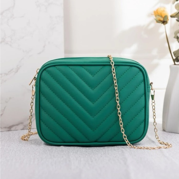 SHEIN Handbags - 2 for $10! Mini Chevron Quilted Chain Crossbody